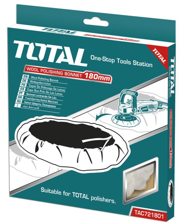 Accesoriu panza polizor pentru slefuit TOTAL 180mm, 1, atomico.ro