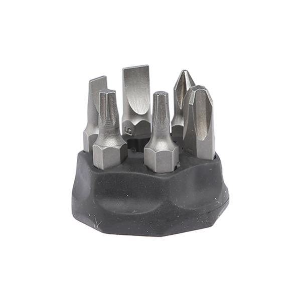 Set surubelnita cu clichet TOTAL 8 piese, biți PH, SL, Torx, 3, atomico.ro