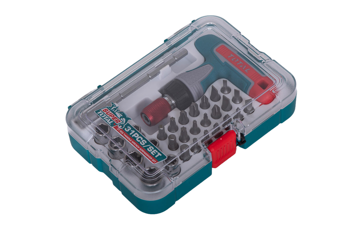 Set TOTAL 31 surubelnite clichet cu maner T, 1, atomico.ro
