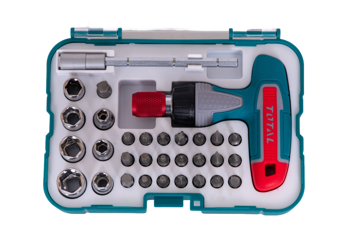 Set TOTAL 31 surubelnite clichet cu maner T, 3, atomico.ro
