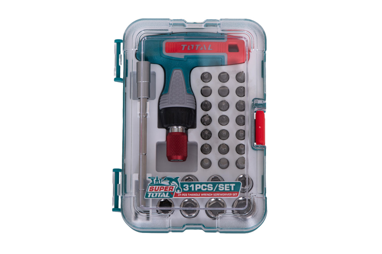 Set TOTAL 31 surubelnite clichet cu maner T, 5, atomico.ro