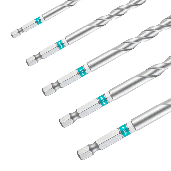 Set 5 burghie zidarie TOTAL HEX, 4–10 mm, pentru beton si caramida, 3, atomico.ro