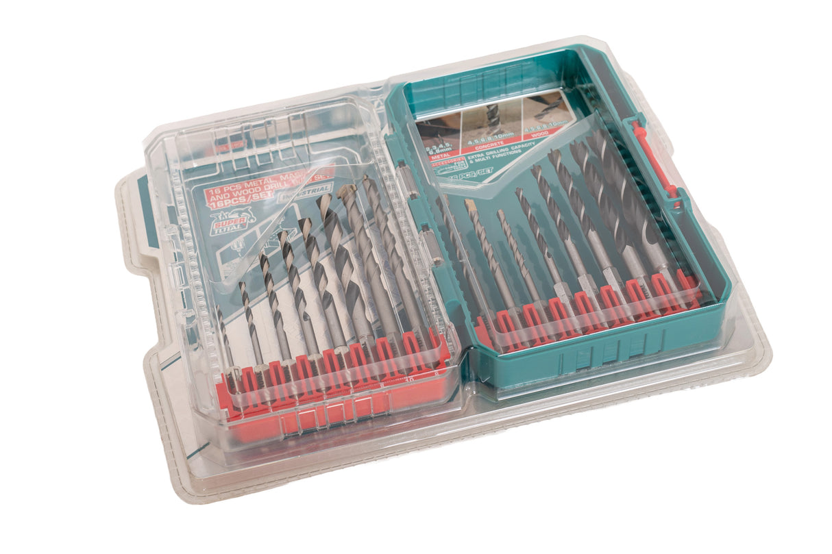 Set 16 buc. burghie metal TOTAL pentru beton si lemn, 4, atomico.ro