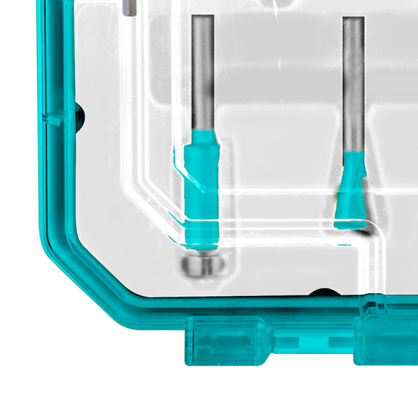 Set freze pentru lemn TOTAL 24 piese, coada 8 mm, pentru freza electrica, 4, atomico.ro
