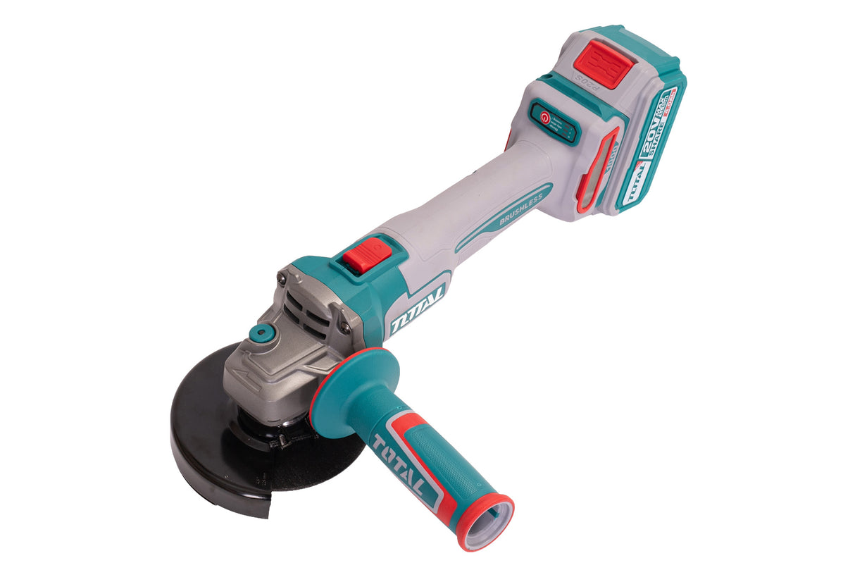 Polizor unghiular TOTAL Industrial 20V – 4.0Ah, motor fara perii (include 1 acumulator, 1 incarcator), 3, atomico.ro