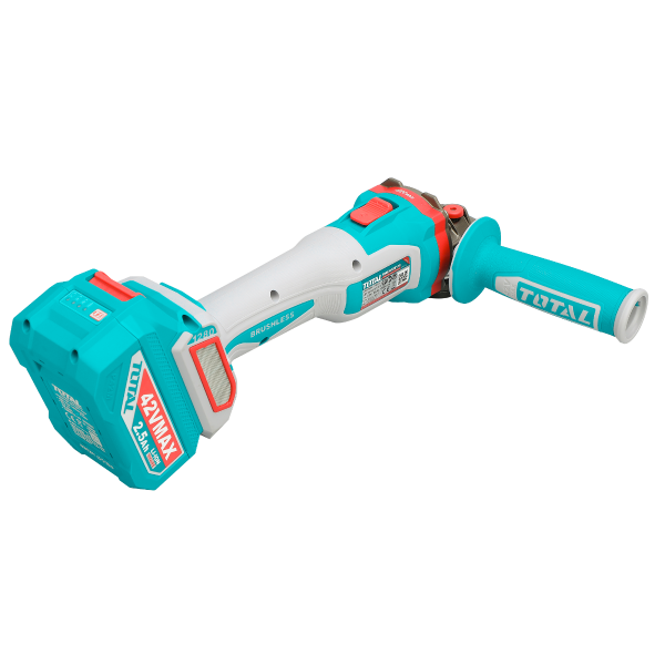 Polizor unghiular TOTAL 115 mm, 42V, 1280W, brushless (INCLUDE 2 ACUMULATORI, 1 INCARCATOR), 4, atomico.ro