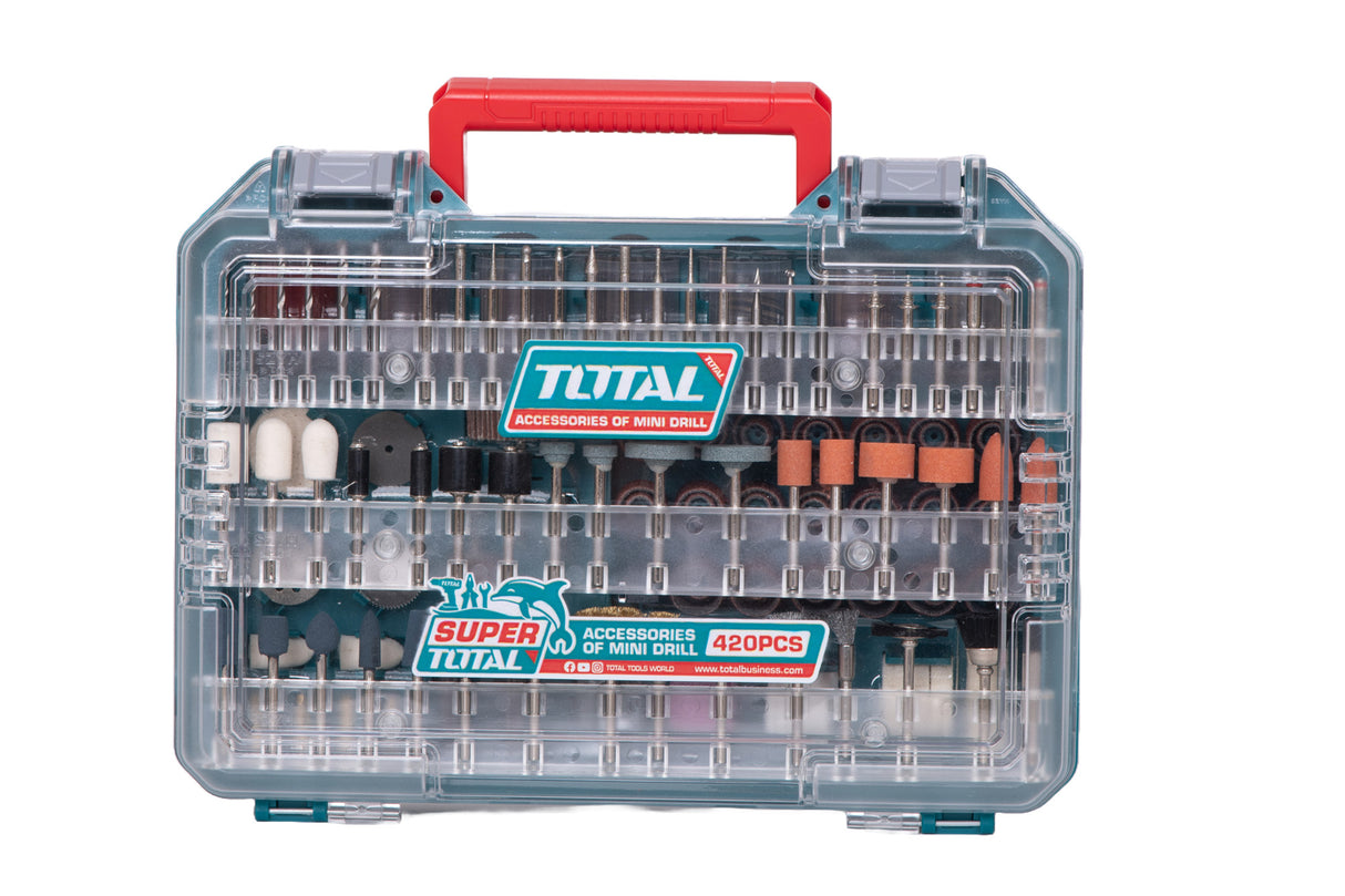 Set 420 accesorii TOTAL pentru mini polizor, 1, atomico.ro