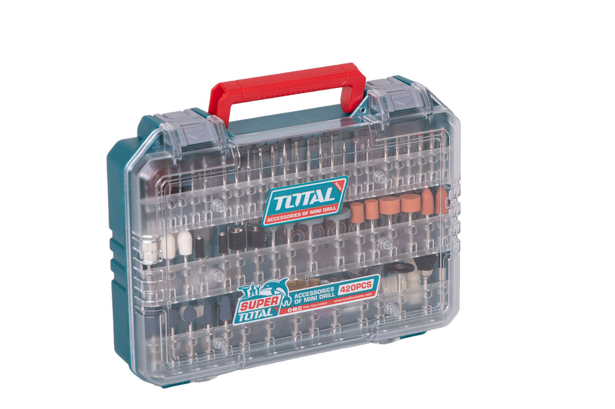 Set 420 accesorii TOTAL pentru mini polizor, 2, atomico.ro