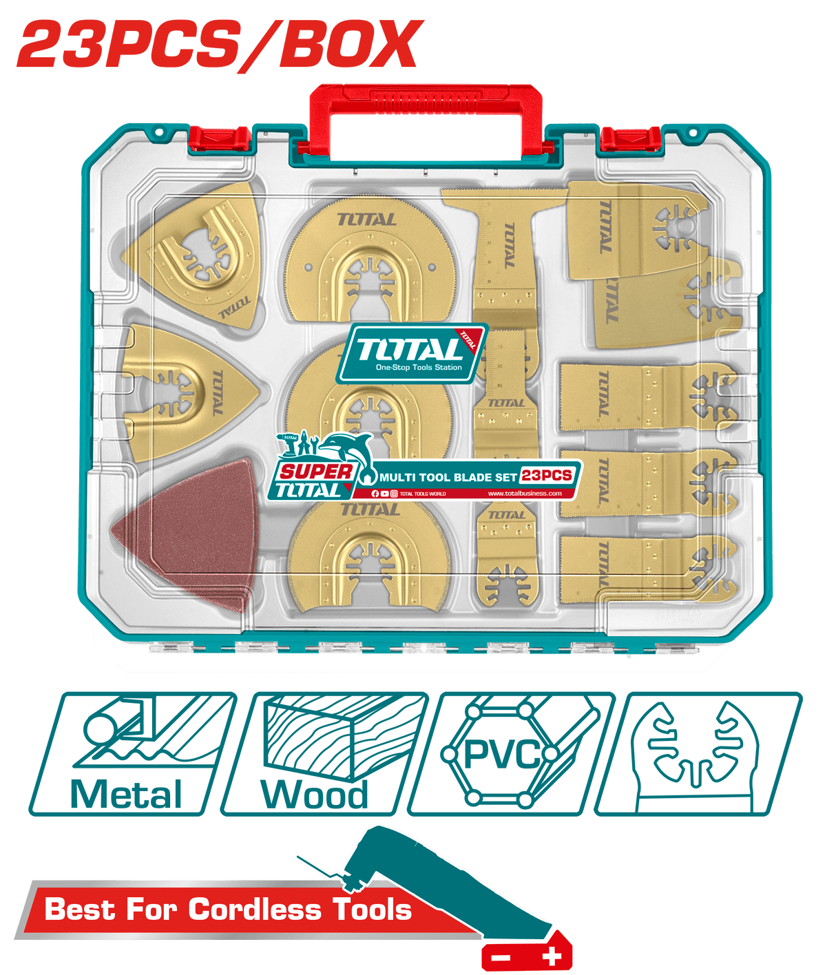 Set 23 piese accesorii multifunctional Total, 2, atomico.ro