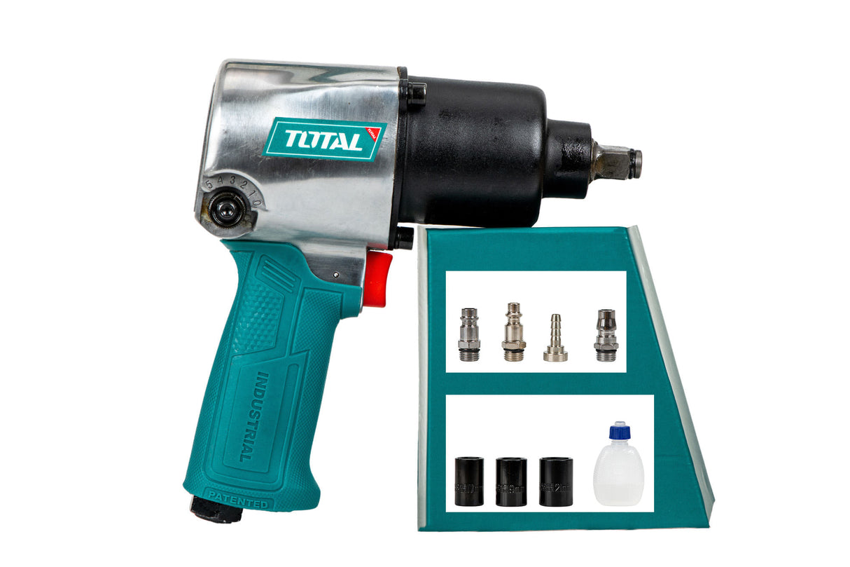 Pistol de impact cu aer TOTAL - 610Nm 6.2 bar, 2, atomico.ro