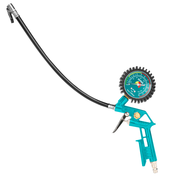 Kit pentru vopsit TOTAL 5 piese, cu pistol vopsit, pistol suflare, pistol spalare, pistol umflat roti si furtun spiralat 4 m, 5, atomico.ro