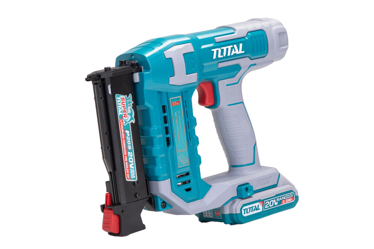 Pistol cuie pentru mobila TOTAL 20V-2.0Ah 10mm-35mmINCLUDE ACUMULATOR+ INCARCATOR, 1, atomico.ro