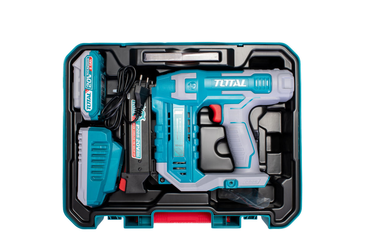 Pistol cuie pentru mobila TOTAL 20V-2.0Ah 10mm-35mmINCLUDE ACUMULATOR+ INCARCATOR, 5, atomico.ro