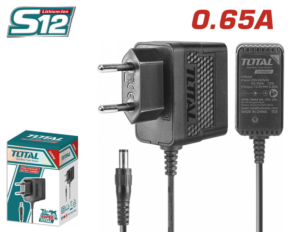Incarcator TOTAL 12V-1.5AH - 220V-240V50/60HZ, 1, atomico.ro
