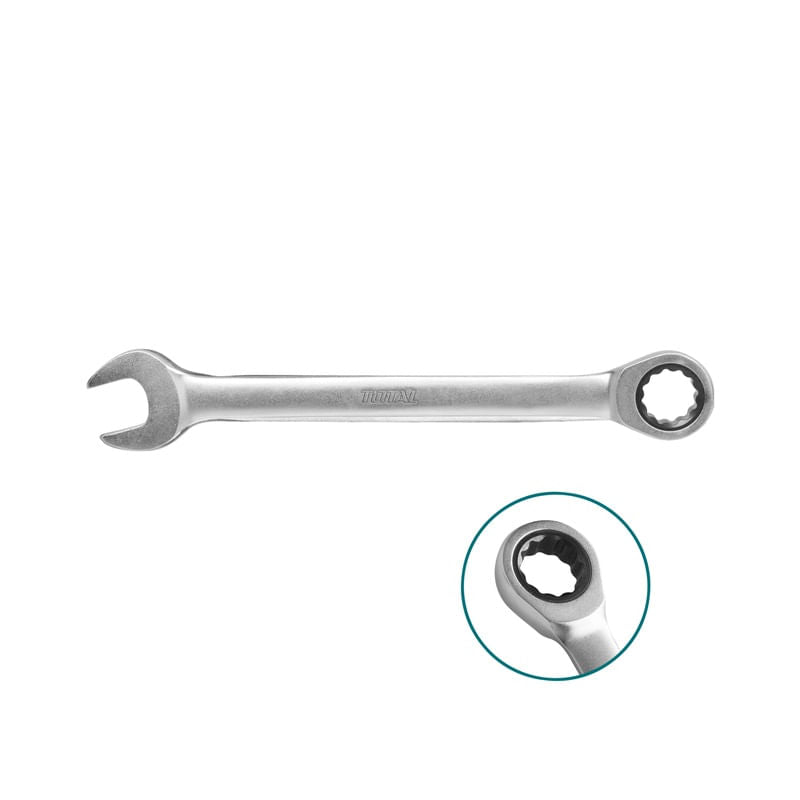 Cheie combinata TOTAL cu clichet - 14mm, L191mm, 1, atomico.ro