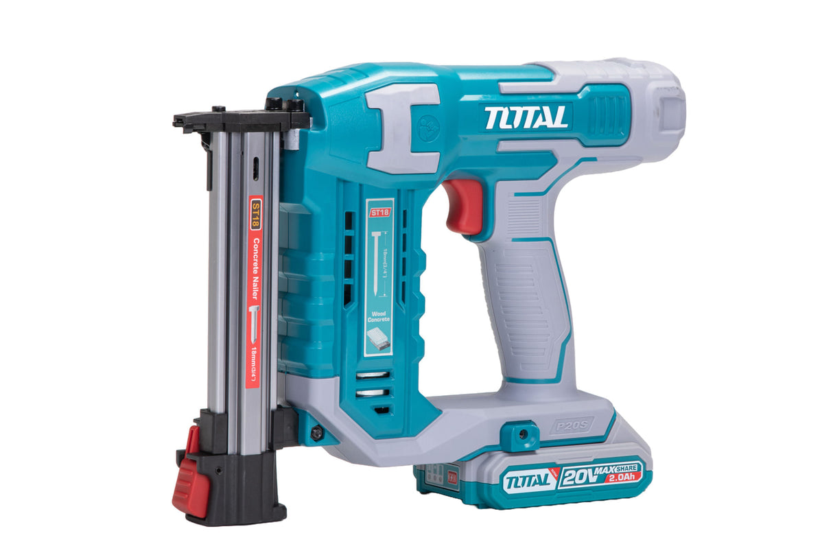Pistol cuie pentru beton TOTAL 20V-2.0Ah INCLUDE ACUMULATOR+ INCARCATOR, 3, atomico.ro