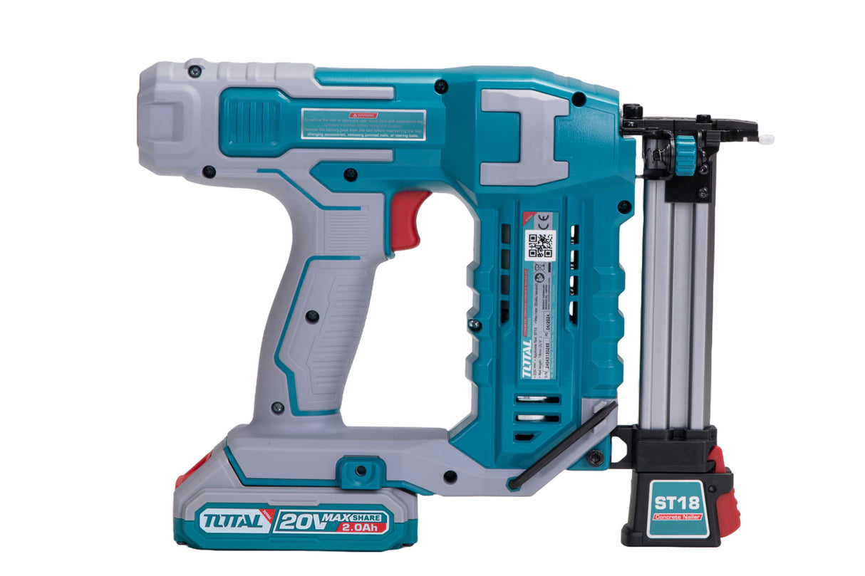 Pistol cuie pentru beton TOTAL 20V-2.0Ah INCLUDE ACUMULATOR+ INCARCATOR, 2, atomico.ro
