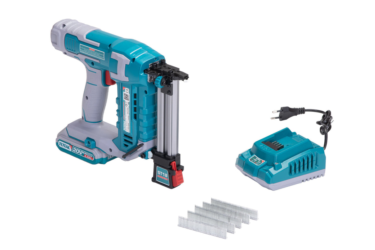 Pistol cuie pentru beton TOTAL 20V-2.0Ah INCLUDE ACUMULATOR+ INCARCATOR, 1, atomico.ro