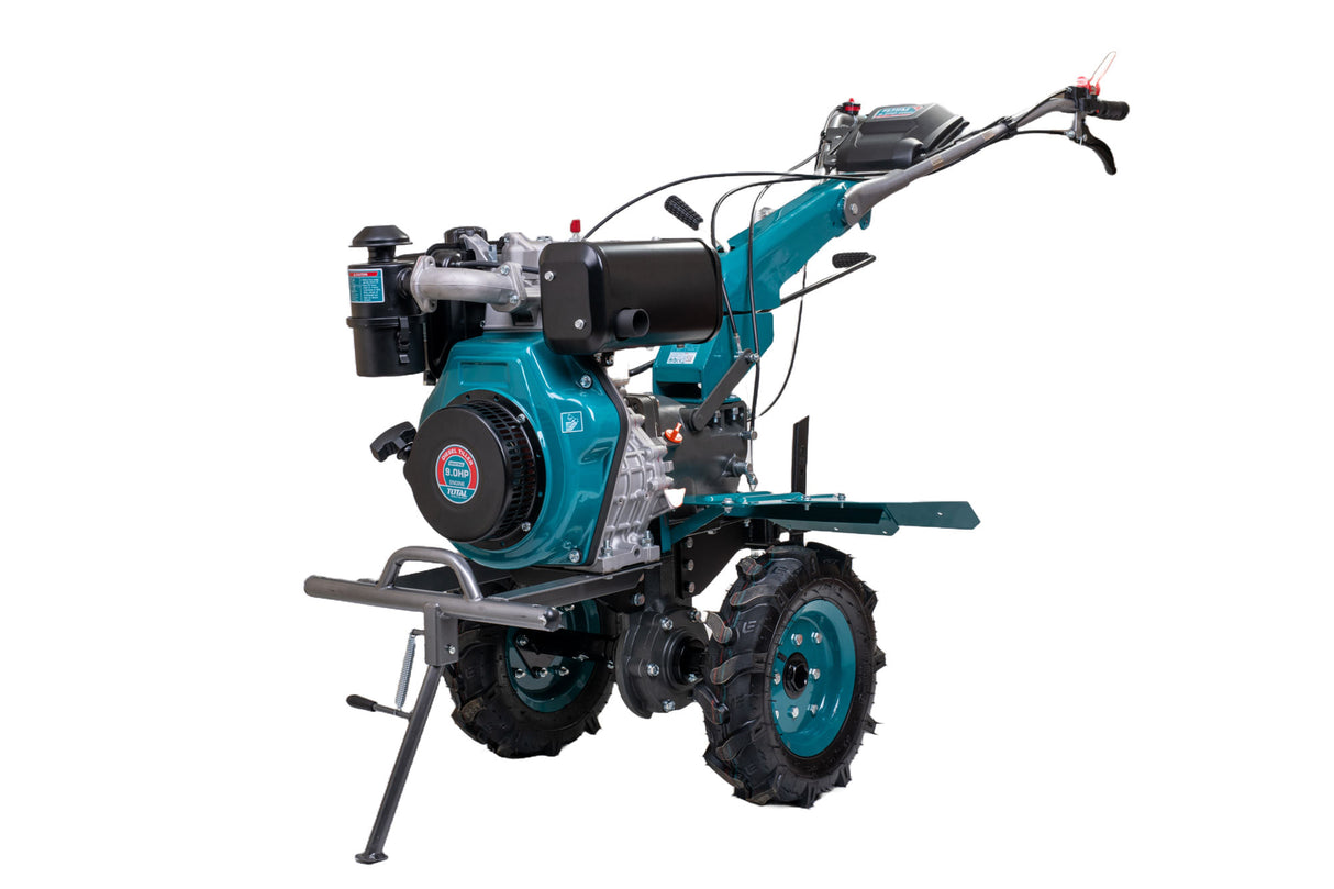 Motocultor DIESEL TOTAL 9 CP, cu set freze si roti de transport, 3, atomico.ro