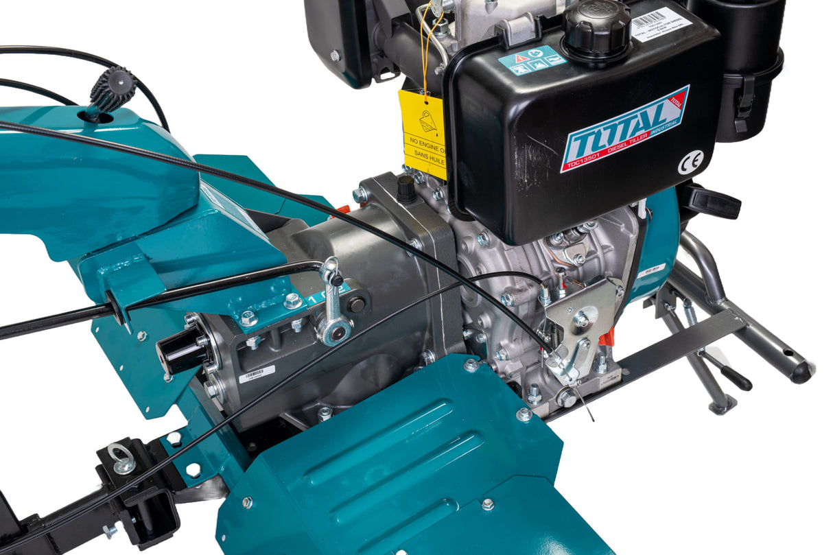 Motocultor DIESEL TOTAL 9 CP, cu set freze si roti de transport, 5, atomico.ro