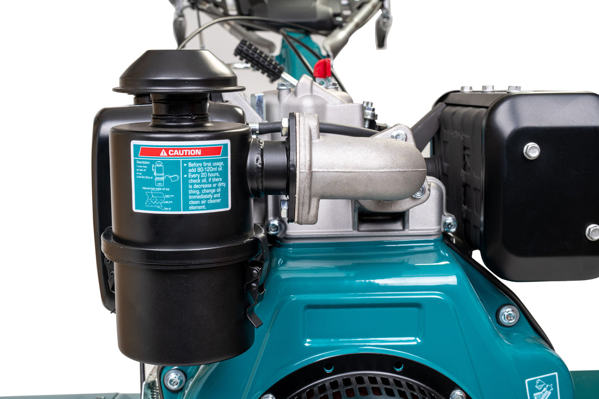 Motocultor DIESEL TOTAL 9 CP, cu set freze si roti de transport, 6, atomico.ro