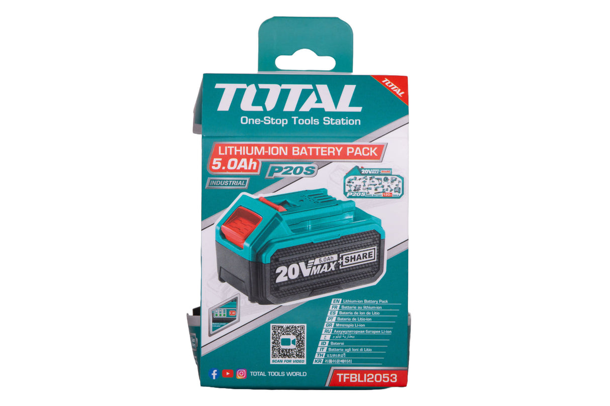 Acumulator Total LI-ION 20V, 5.0Ah, 4, atomico.ro