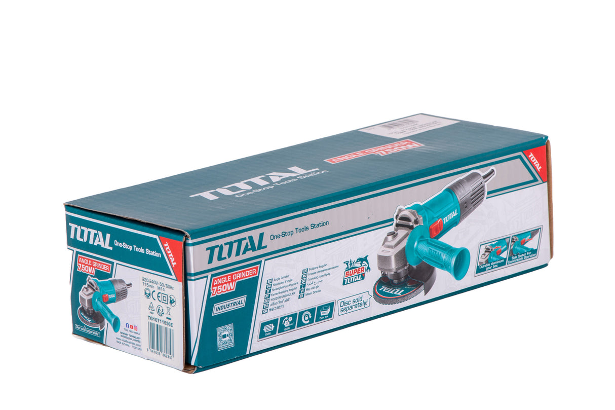 Polizor unghiular Total Industrial 750 W, 115mm, 7, atomico.ro