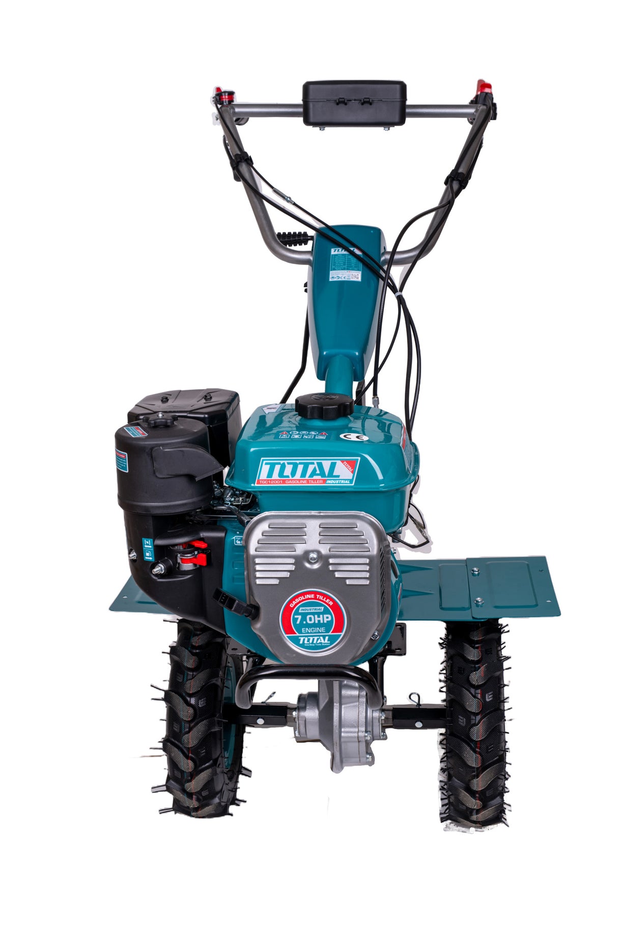 Motocultor pe benzina TOTAL, 7 CP cu freze si roti de transport, 3, atomico.ro