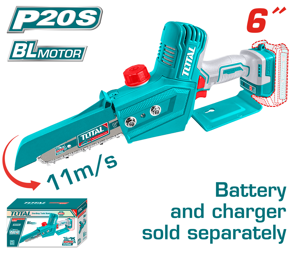 Mini drujba TOTAL 6" Li-Ion 20V (nu include acumulator si incarcator), 2, atomico.ro