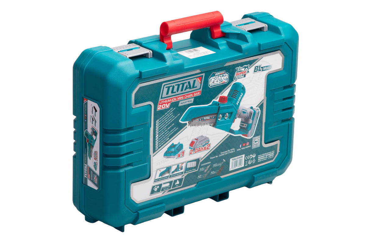 Minifierastrau cu acumulator TOTAL Li-ion 20V / 2Ah INCLUDE 2 ACUMULATORI + 1 INCARCATOR, 7, atomico.ro