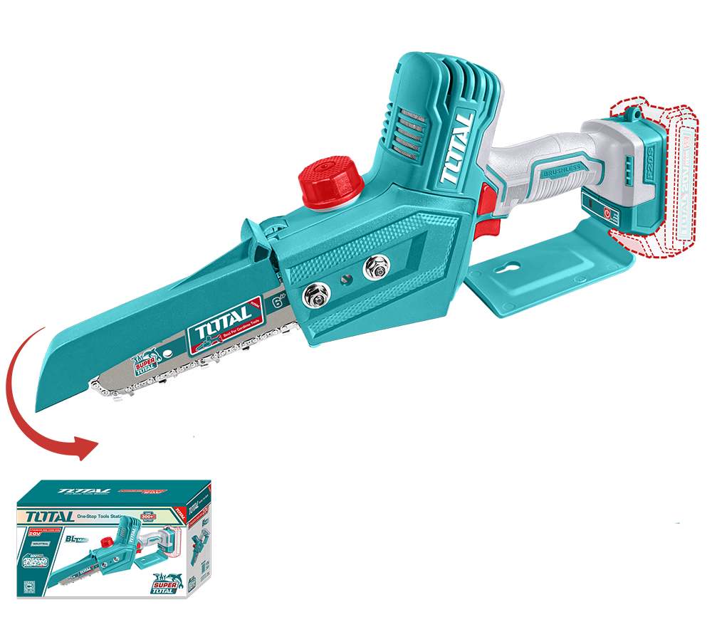 Mini drujba TOTAL 6" Li-Ion 20V (nu include acumulator si incarcator), 1, atomico.ro