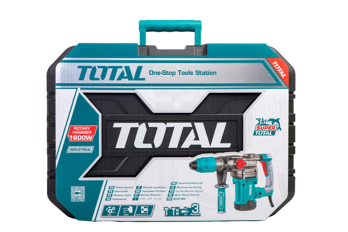 Ciocan rotopercutor TOTAL - 10J - 1600W- prindere SDS MAX, 6, atomico.ro