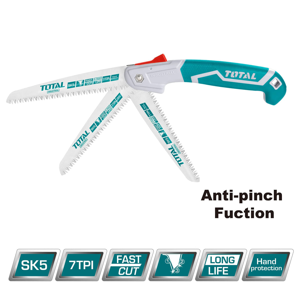 Fierastrau taiere crengi Total Industrial 180mm (7"), 4, atomico.ro