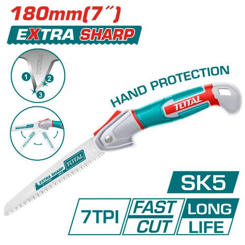 Fierastrau pliabil TOTAL 180 mm, lama SK5, pentru crengi, 2, atomico.ro