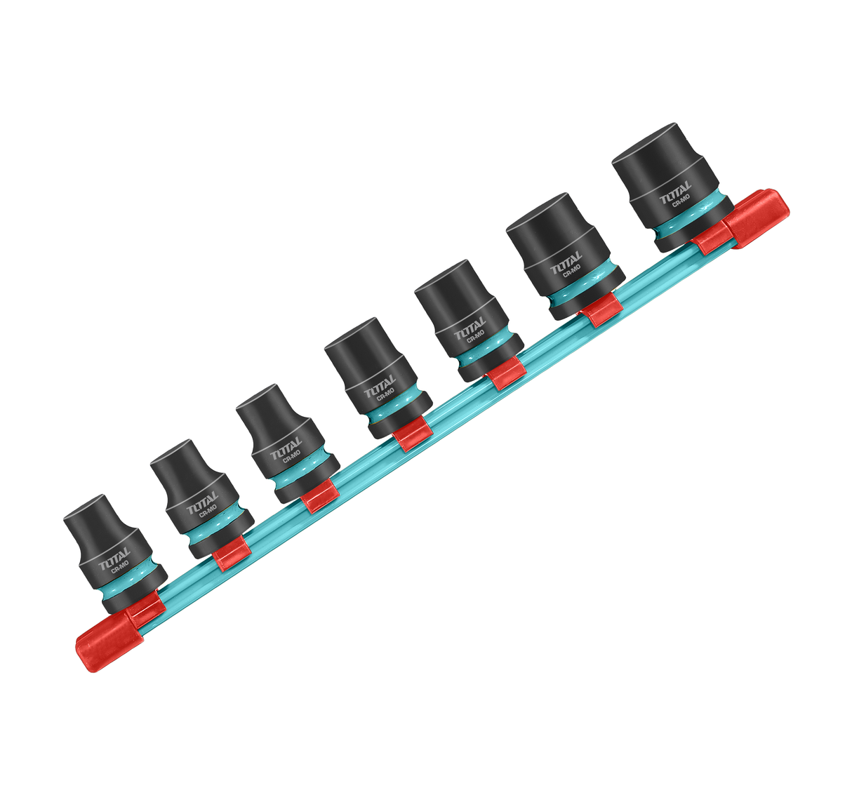 Set tubulare de impact adanci TOTAL 1/2”, Cr-Mo, 7 piese, 1, atomico.ro