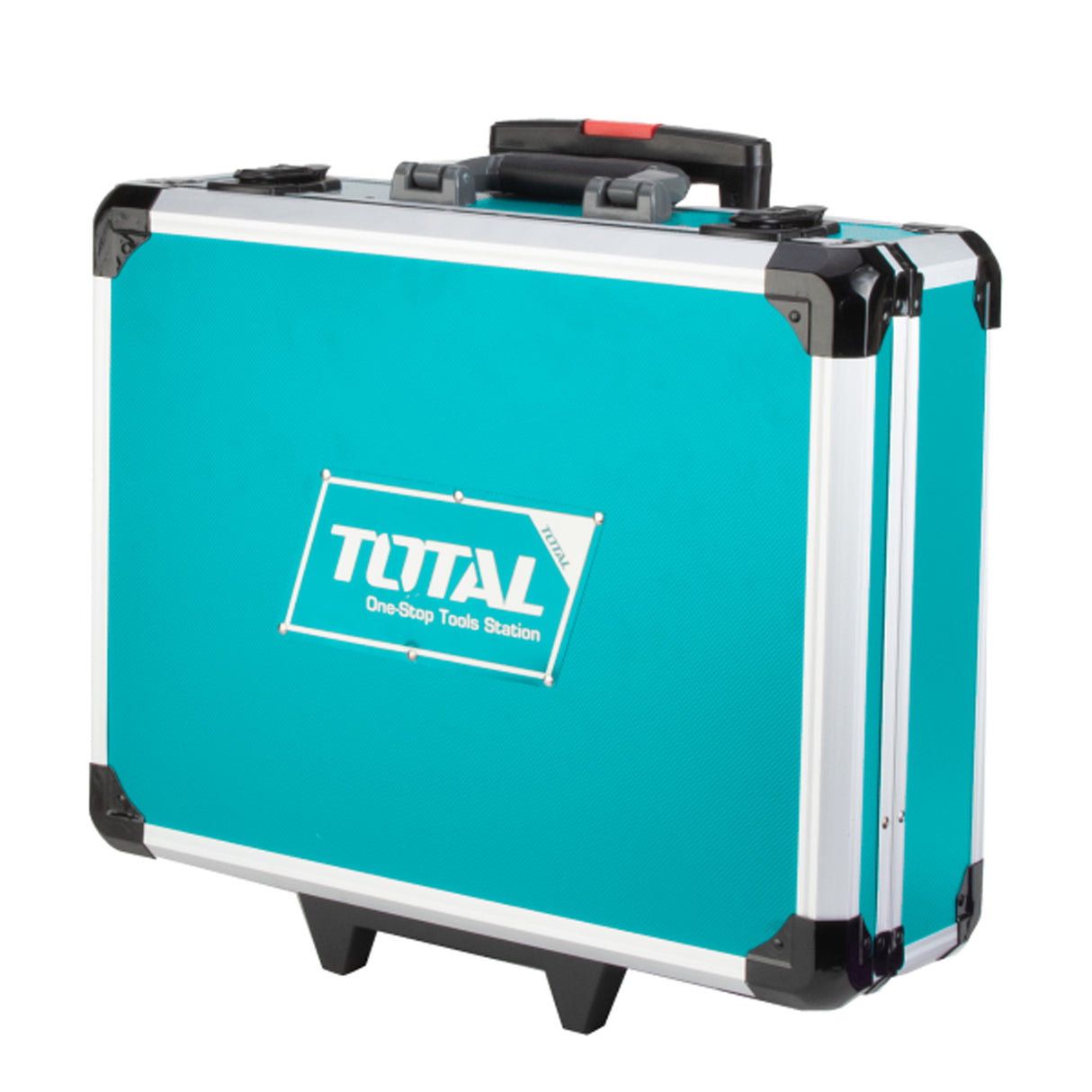 Set scule TOTAL 147 piese profesional, trusa cu chei, clichet, biti, clesti si accesorii, cutie aluminiu, 2, atomico.ro
