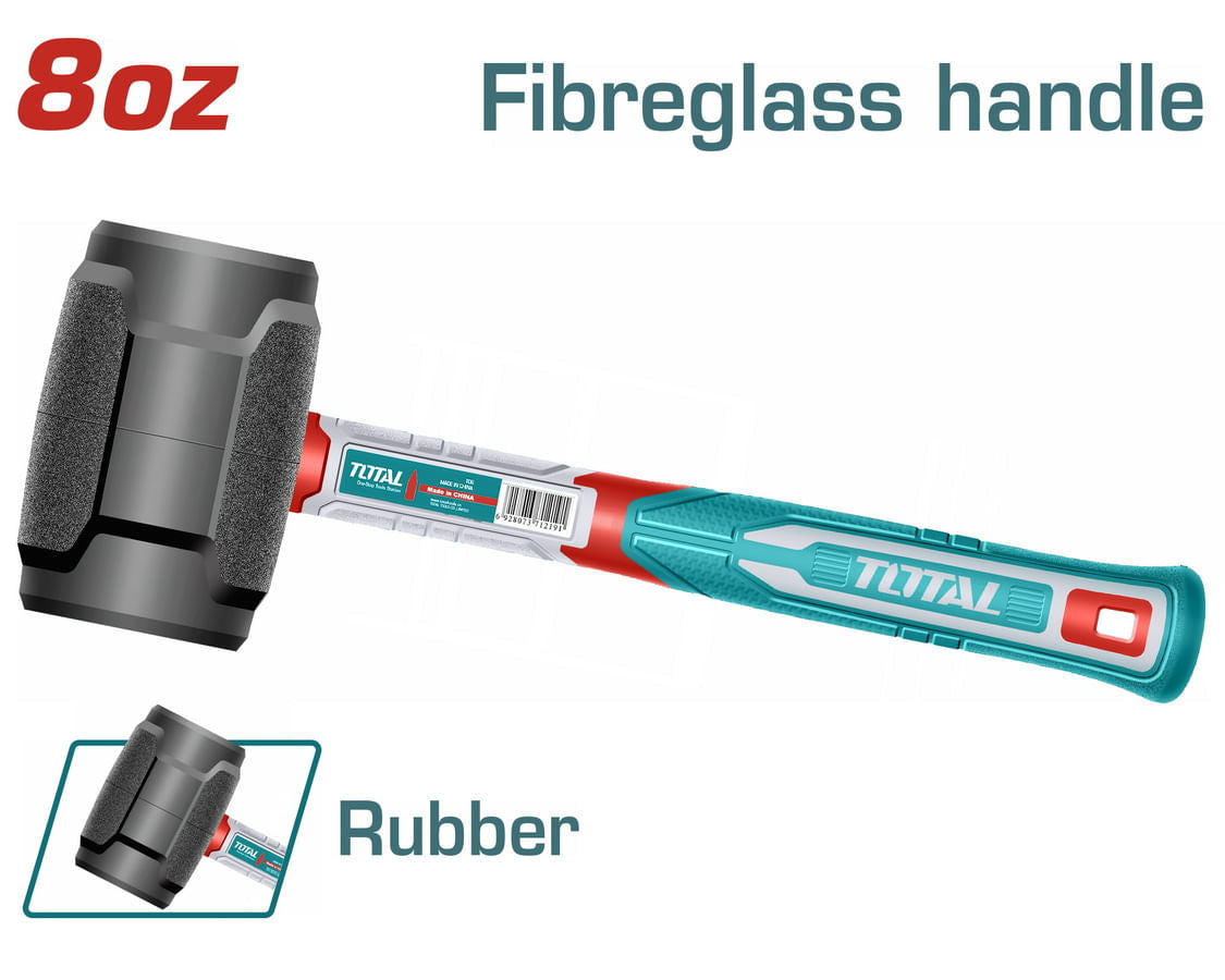 Ciocan de cauciuc TOTAL - 220g, 1, atomico.ro