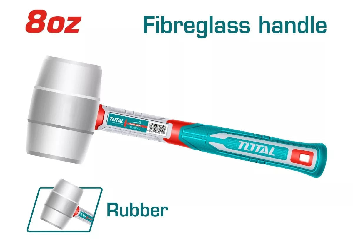Ciocan de cauciuc alb TOTAL - 220G, 1, atomico.ro