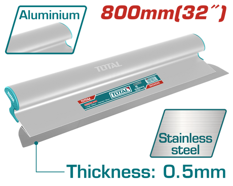 Scule si unelte de mana, Gletiera TOTAL 800 mm – lama inox, maner aluminiu, 2, atomico.ro