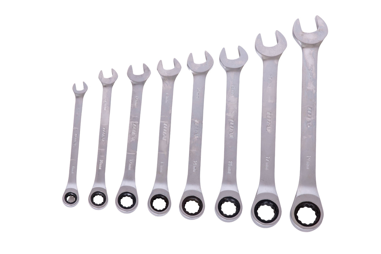 Set 8 chei combinate cu clichet TOTAL Industrial, 4, atomico.ro