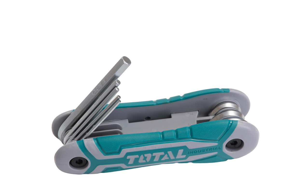 Set chei imbus de buzunar, Cr-V - TOTAL Industrial, 2, atomico.ro