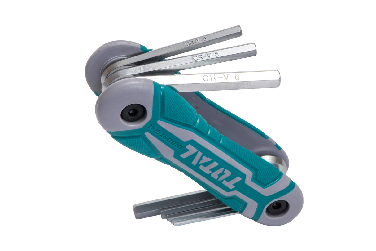 Set chei imbus de buzunar, Cr-V - TOTAL Industrial, 4, atomico.ro