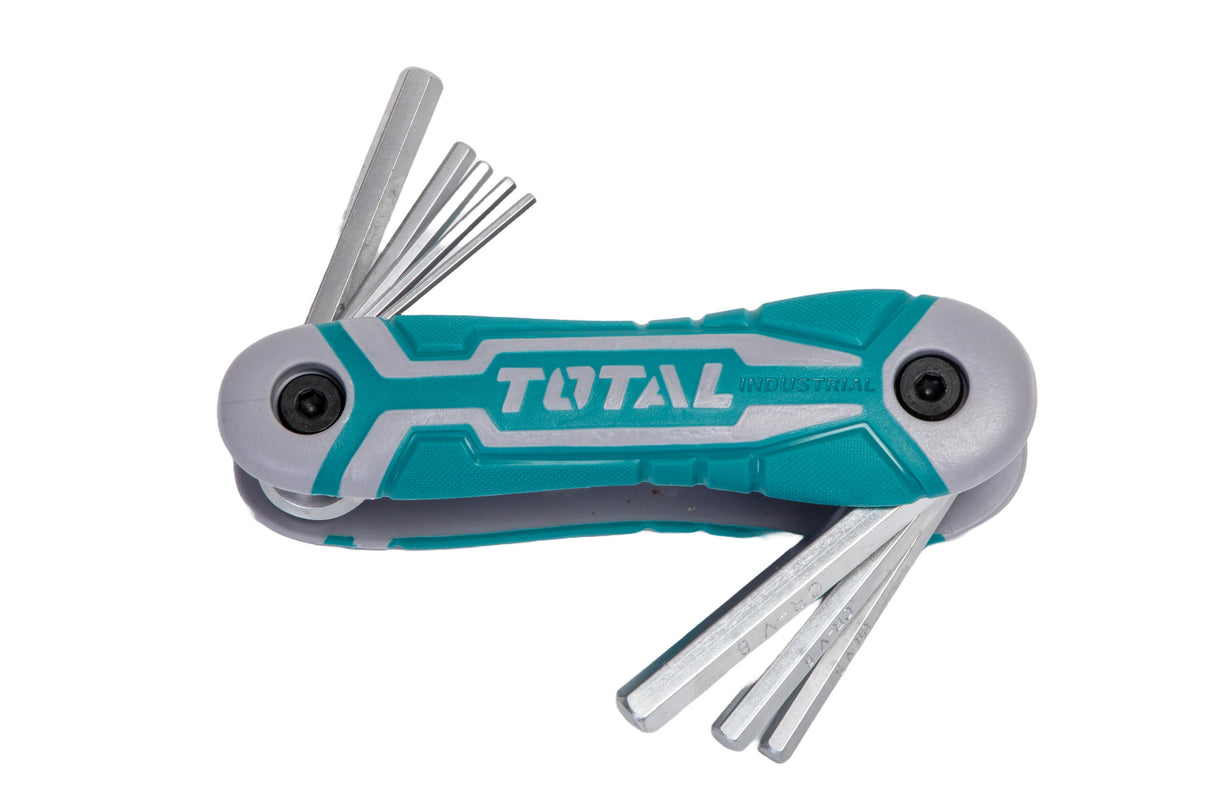 Set chei imbus de buzunar, Cr-V - TOTAL Industrial, 5, atomico.ro