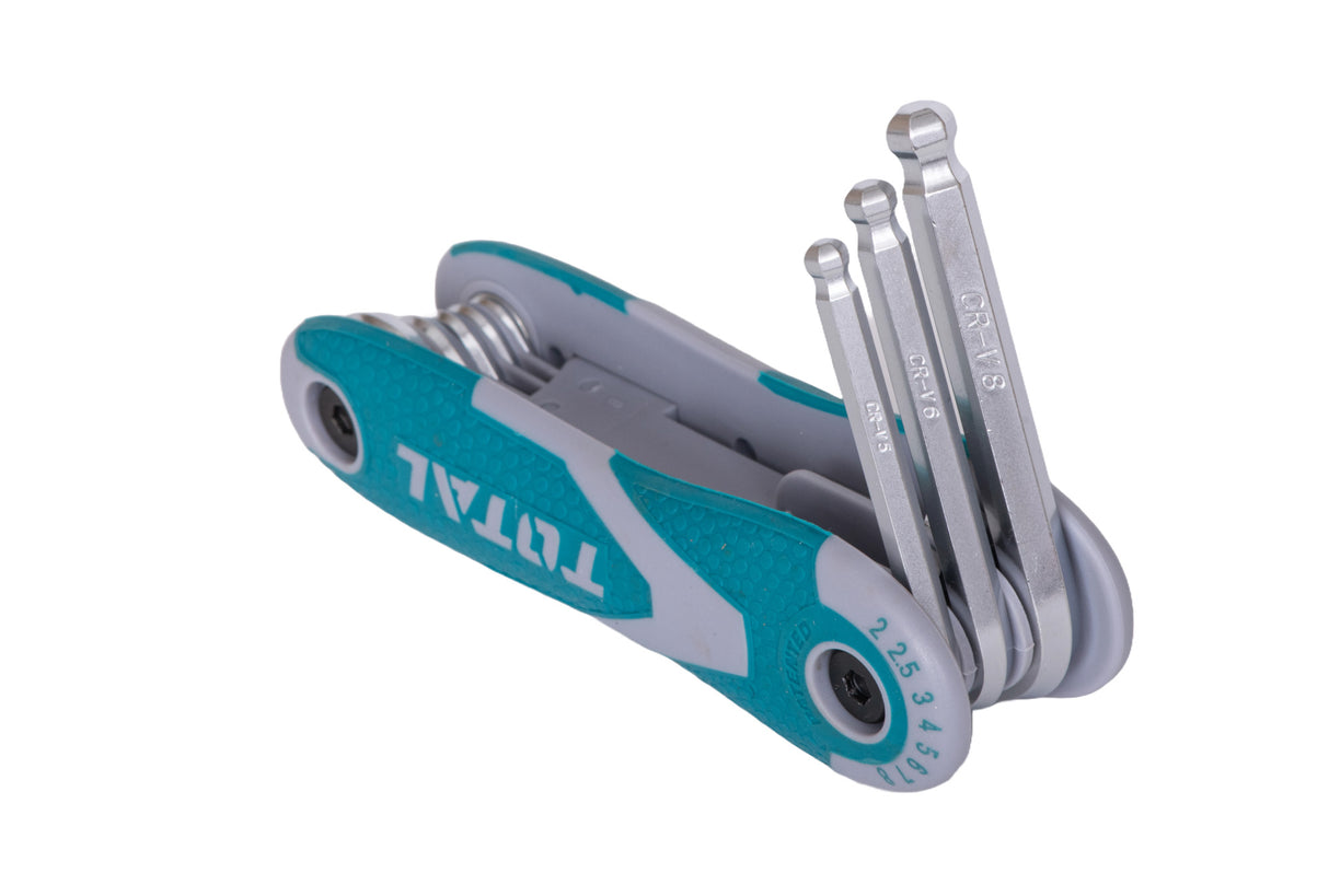 Set chei imbus de buzunar TOTAL Industrial - 2-8mm, 3, atomico.ro