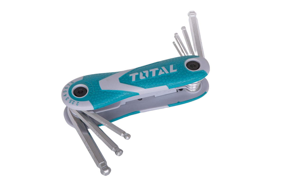Set chei imbus de buzunar TOTAL Industrial - 2-8mm, 5, atomico.ro