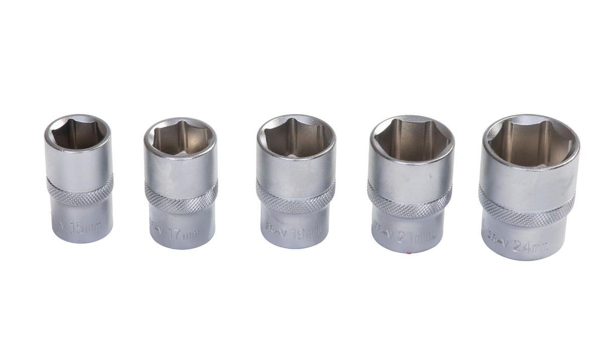 Trusa de chei tubulare TOTAL Industrial- 1/2" cu antrenor - 12 piese, 3, atomico.ro