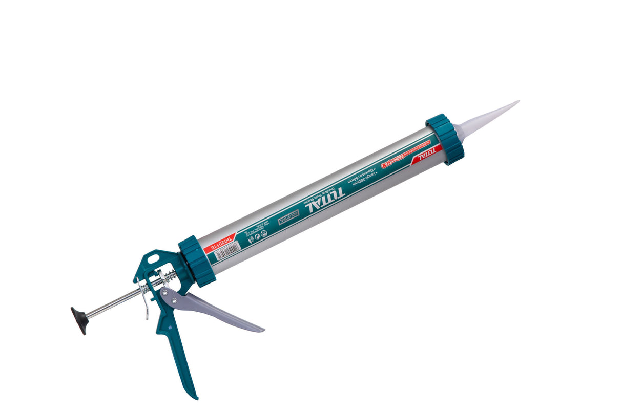 Pistol pentru silicon TOTAL - 15"/380mm cu maner aluminiu INDUSTRIAL, 2, atomico.ro