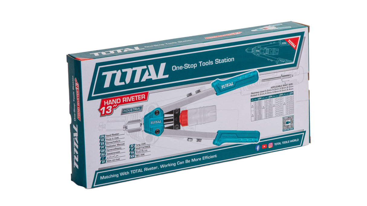 Cleste nituri TOTAL - 13 3,2 MM, 4 MM, 4,8 MM, 6.0MM - otel - aluminiu, 4, atomico.ro