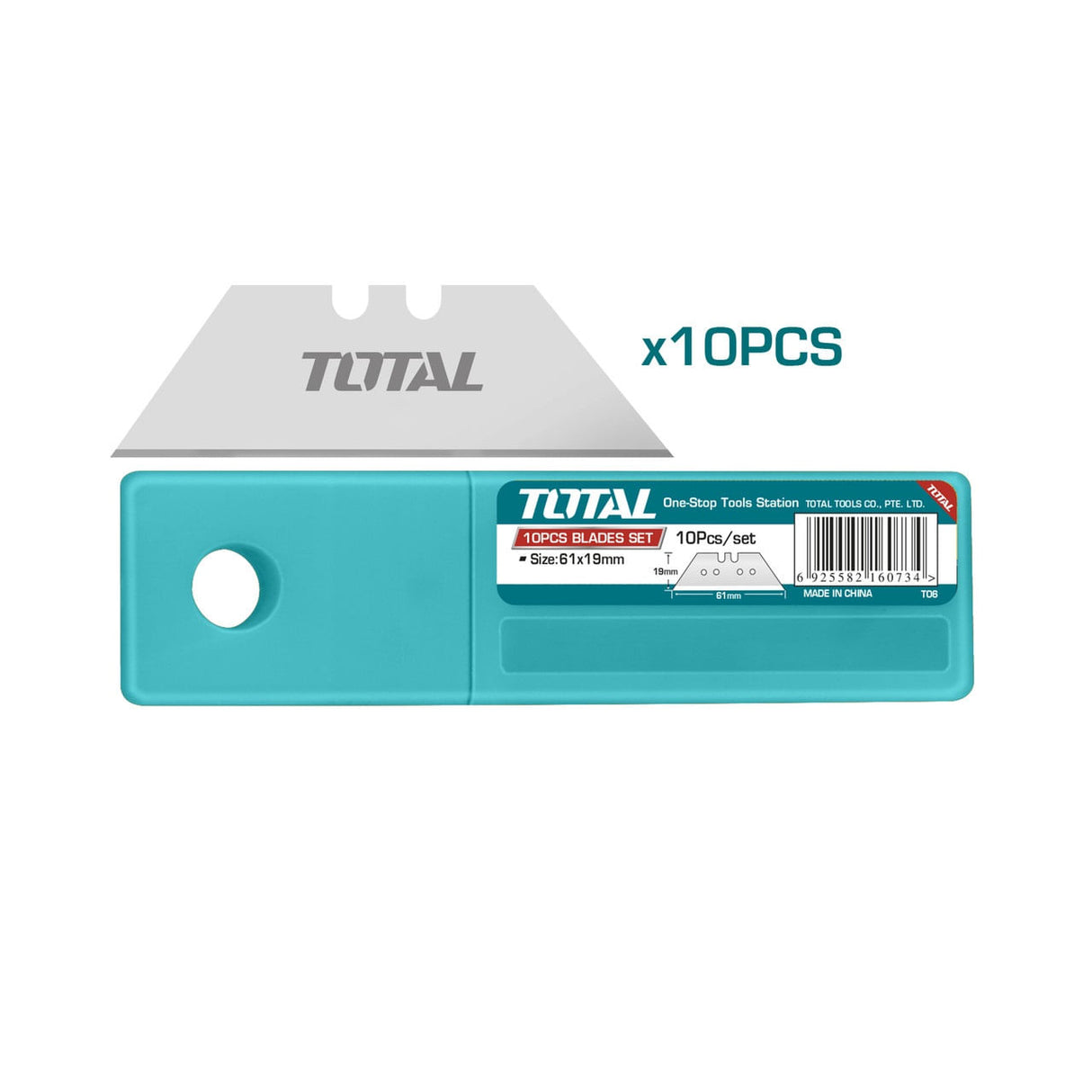 Set lame cutter Total 61mmx19mm, 10 buc, 1, atomico.ro