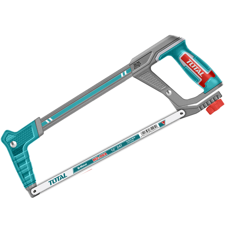 Scule si unelte de mana, Fierastrau cu cadru metalic TOTAL 300mm (12") – lama bimetalica 24TPI, unghi reglabil 45°/90°, 1, atomico.ro